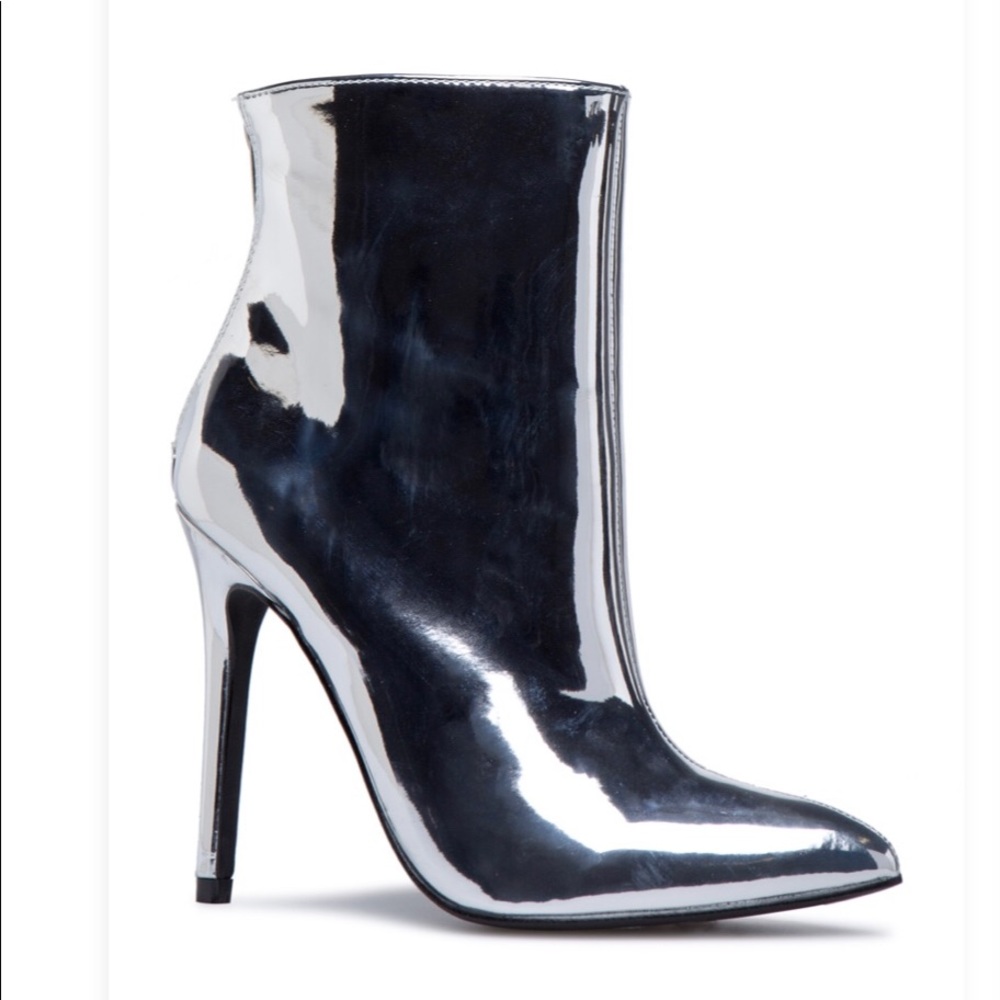 Silver boots
